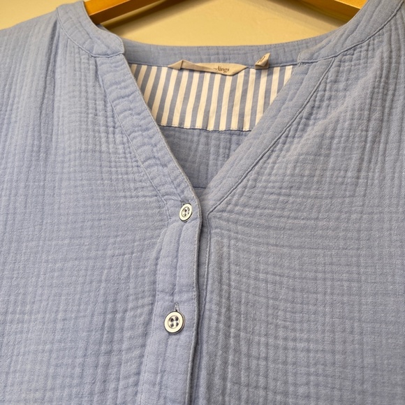 Soft Surroundings | Beachy Pullover Gauze Soft Texture Lightweight Comfy Tunic - Picture 11 of 14